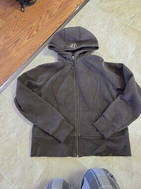 Lululemon Dark Brown Scuba Hoodie - Full Zip